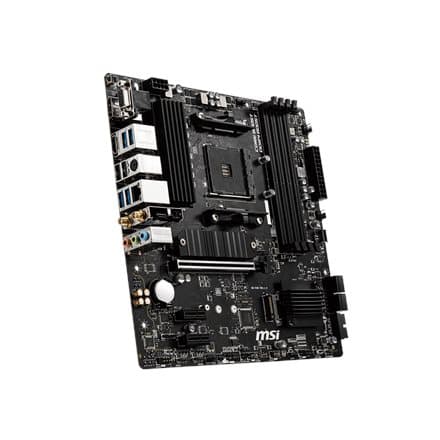 MSI B550M PRO-VDH WIFI,m-ATX,Socket AM4,AMD B550 Chipset,4 DIMMs,Dual Channel DDR4 up to 4400+(OC)MHz,1x PCIe 4.0/3.0 x16 slot,2x M.2 slots,4x USB 3.2