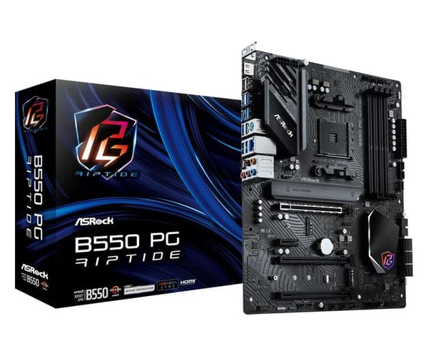 ASROCK B550 PG RIPTIDE AM4 DDR4 6xSATA 2xM.2 ATX MB