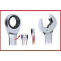 Miniatyrbild 3 av 3: KS Tools 503.5205 Ringskruvnyckelsats 5 delar Nyckelvidd (Metrisk) (för titel) 19 mm