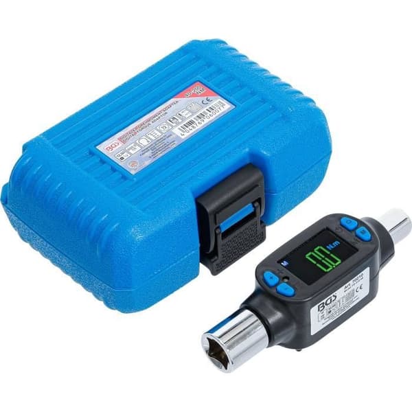 Digital vridmomentadapter - BGS - 12,5 mm (1-2'') - 40-200 Nm - Upplyst LCD-skärm - Hög precision