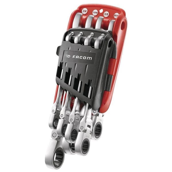 Facom SET MED KOMBINATIONSNYCKLAR RATCHET INCH Facom 467F.JPU8