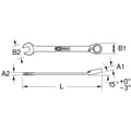 Miniatyrbild 6 av 6: KS Tools 503.5922 503.5922 Ringskruvnyckel Nyckelvidd (Metrisk) (för titel) 22 mm