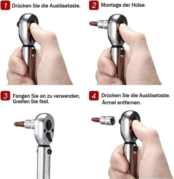 Momentnyckel, 1/4" momentnyckel 2-24N.m, momentnyckel för motorcykel och cykel, felnoggrannhet ±3 %, set med 16 delar