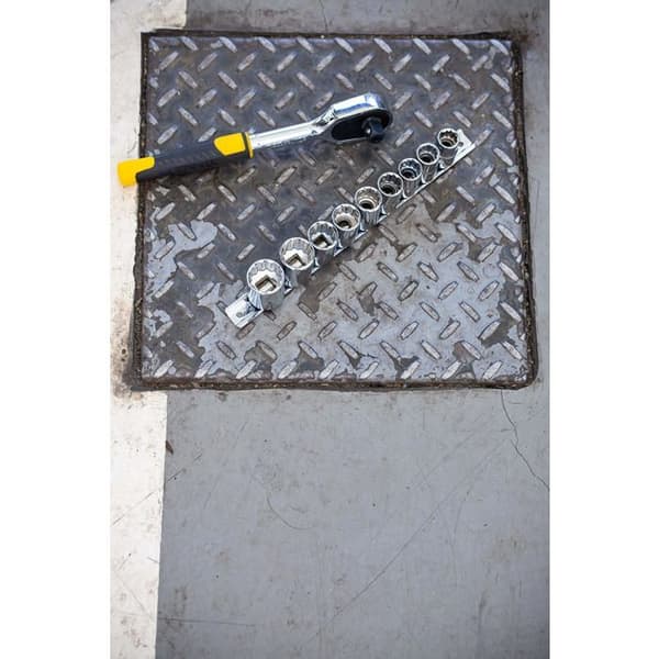 Spärrhake - STANLEY - STMT82671-0 - 5° återställningsvinkel - Metallspak - Stor frigöringsknapp