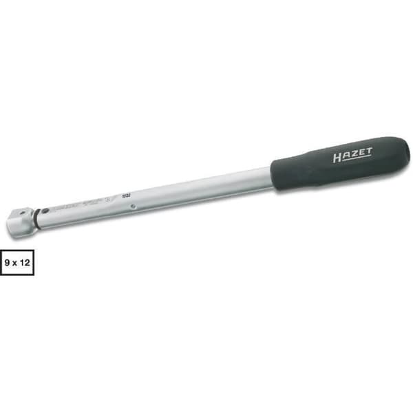 Hazet Momentnyckel - Tolerans: 2% - Kvadrat hona 9 x 12 mm - Total längd: 315 mm - Nm min.-max.: 15 - 85 - 6391-85
