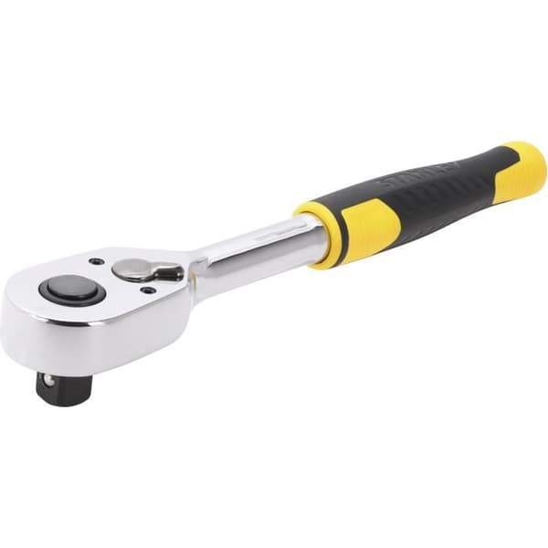 STANLEY 72-tands 1/2"-spärr - STMT82665-1 - Grå - Ljus satinfinish - Reverseringsspak i metall