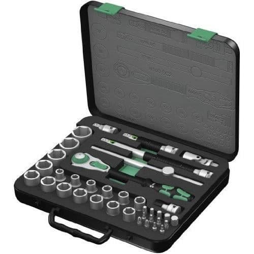 Spärrnyckelset 1/2" 8100 SC 2 37 delar - WERA