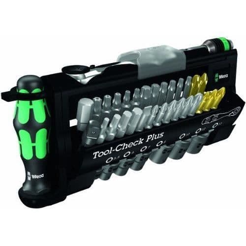 Verktygssats - Wera - Tool-Check PLUS - 39 delar - Extra hårda bits - Skruvning i hårda material