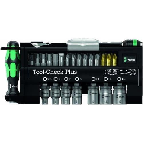 Verktygssats - Wera - Tool-Check PLUS - 39 delar - Extra hårda bits - Skruvning i hårda material