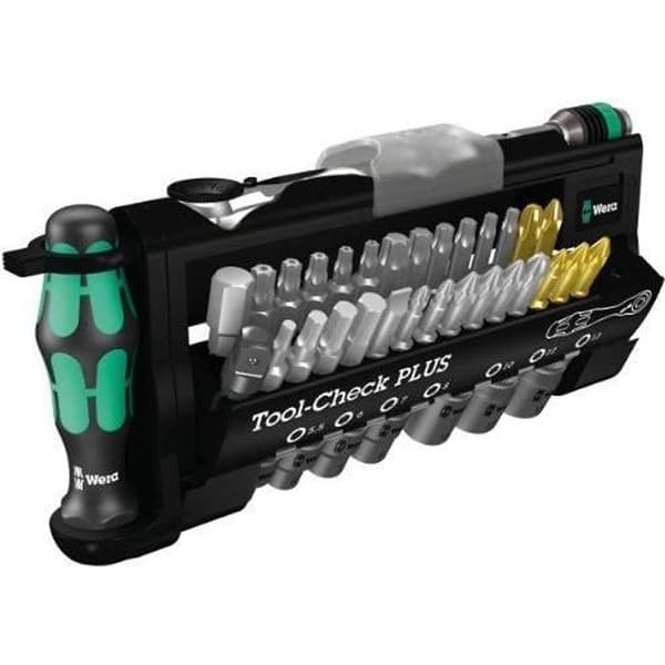 Verktygssats - Wera - Tool-Check PLUS - 39 delar - Extra hårda bits - Skruvning i hårda material