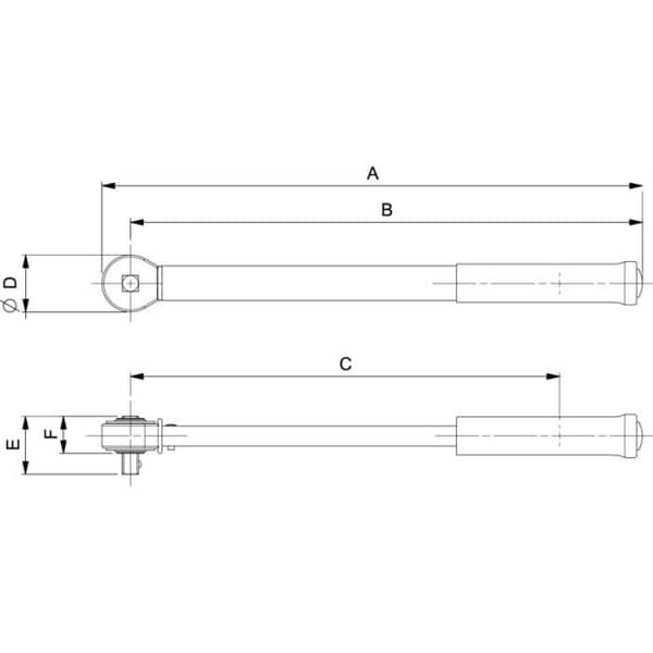 Elektronisk momentnyckel - BAHCO - IZO-D-340 - Område 34-340 Nm - Noggrannhet ±2% - Utbytbara huvuden