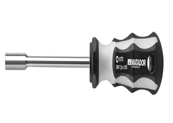 Kraftnyckel - hylsnyckel - Matador momentnyckel - 0670 2060 - sexkantig hylsnyckel - 6 x 220 mm