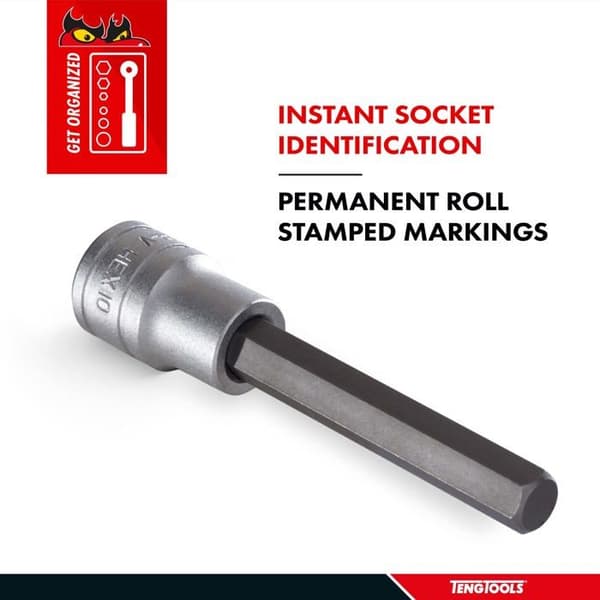 Teng tools - 117450700 - Hålen hexagonadapter 1/2 H14 x 100 mm lång ()