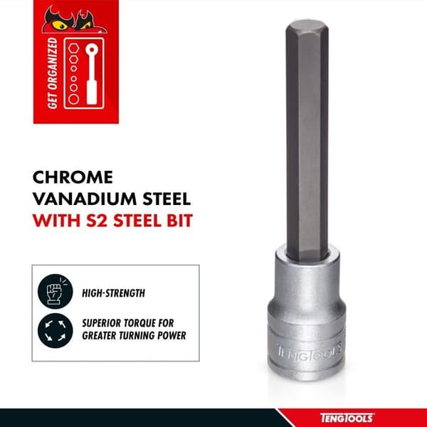 Teng tools - 117450700 - Hålen hexagonadapter 1/2 H14 x 100 mm lång ()