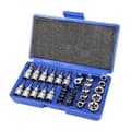 Miniatyrbild 1 av 4: 34 delar Torx Innentorx Mutter Set Hylsnyckel Tool T-Profil Bit Set