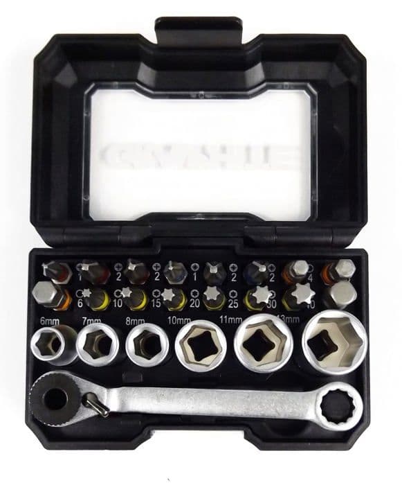 Kraftnyckel - hylsnyckel - dymamometrisk nyckel Graphite - 56H610 - Skruvdragare Inserts