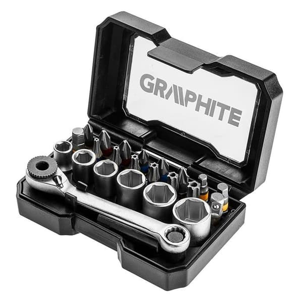 Kraftnyckel - hylsnyckel - dymamometrisk nyckel Graphite - 56H610 - Skruvdragare Inserts