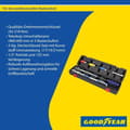 Miniatyrbild 2 av 4: Goodyear hjulbytekit, 6 delar, momentnyckel med reversibelt spärrsystem, 3 delar, hylssats med förlängning, låda, N
