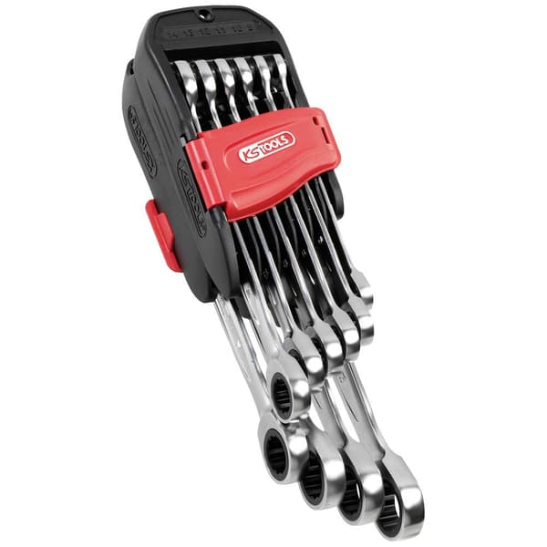 KS Tools 503.4250 Ringskruvnyckelsats 10 delar Nyckelvidd (Metrisk) (för titel) 19 mm