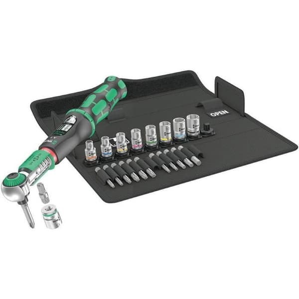 Wera Safe-Torque A 2 momentnyckelsats 05075832001 med vändbar spärr 2-12 Nm