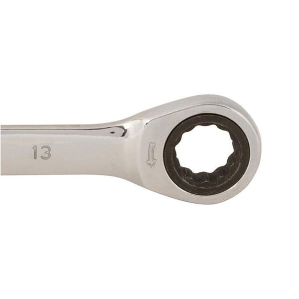 Kombinationsspärrnyckel och rakt huvud - SILVERLINE - 13 mm - Härdat och härdat krom-vanadinstål
