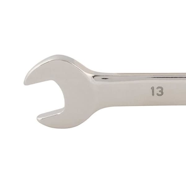 Kombinationsspärrnyckel och rakt huvud - SILVERLINE - 13 mm - Härdat och härdat krom-vanadinstål