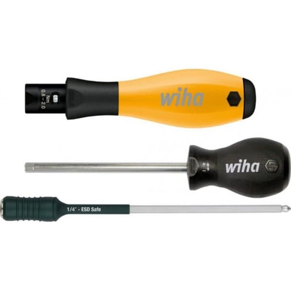 Wiha torquevario®-s esd vridmomentbegränsad variabelt justerbar momentskruvmejsel (36851) 0,04-0,46 nm, 4 mm