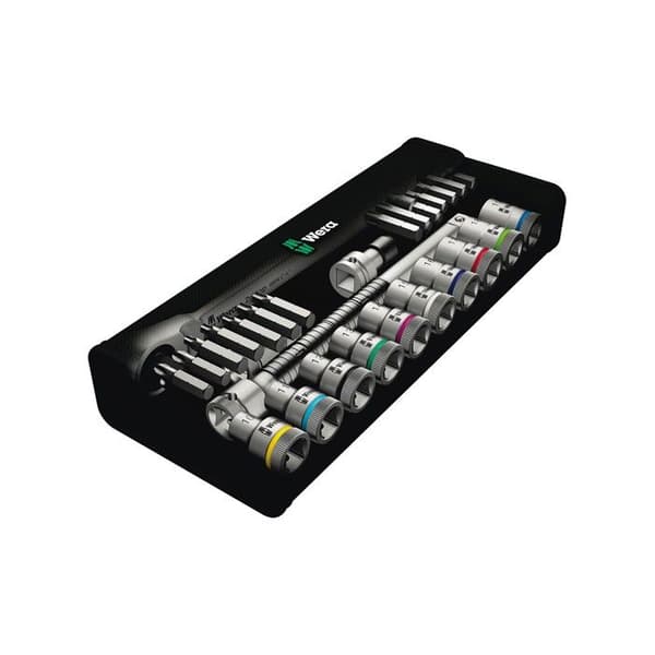 Skruvsats Wera 8100 SB 7 Zyklop 05004047001 3/8"(10 mm) 8 - 19 mm