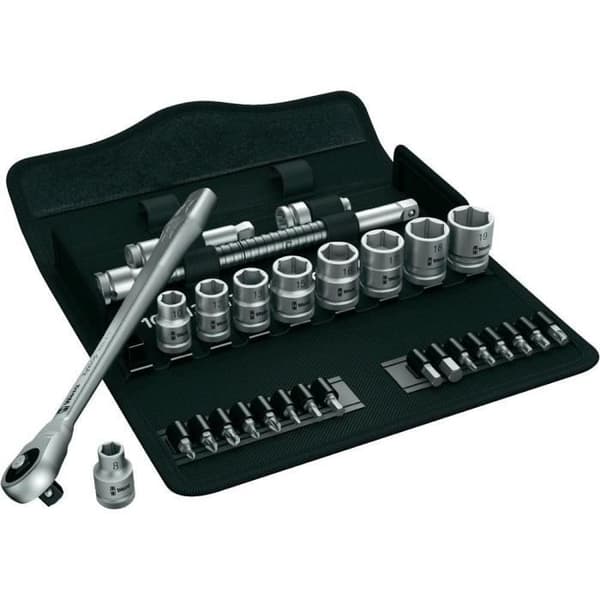 Skruvsats Wera 8100 SB 7 Zyklop 05004047001 3/8"(10 mm) 8 - 19 mm
