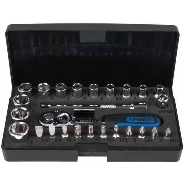 KS Tools Spärrsats, hylsa 26 st CHROMEplus 918.0626