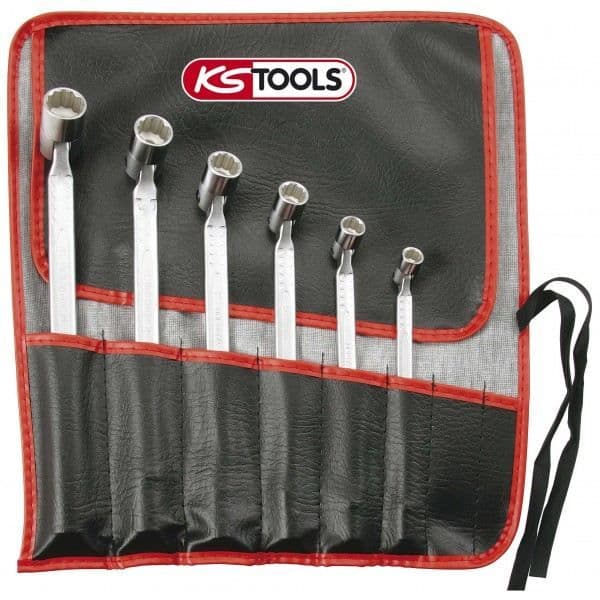 Spel av 6 ledade hylsnycklar KS, 8x9-10x11-12x13-14x15-16x17-18x19 mm KS TOOLS 517.0310