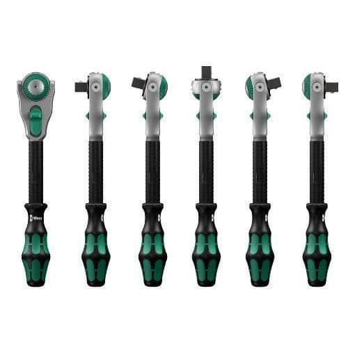 Wera Zyklop / 05003533001 Spärrnyckelsats 1/4" 8100 SA 2 42 stycken (tysk import)