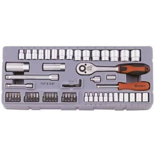 Connex COX580258 Hylsnyckelsats; 58 bitar 3/8" 1/4"