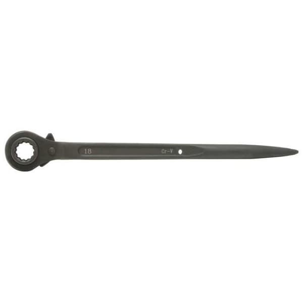 KS vändbar hylsnyckel för ställningsmontering - KSTOOLS - 19-24mm - Svart
