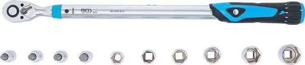 Bgs - 2865 - | Momentnyckelsats | 12,5 mm (1/2") | 40-200 Nm | 11 stycken