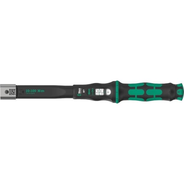 Wera 05075657001 Klickmomentnyckel Click-Torque X 7 för utbytbara verktyg, 10-100 Nm, 14x18 x 10-100 Nm