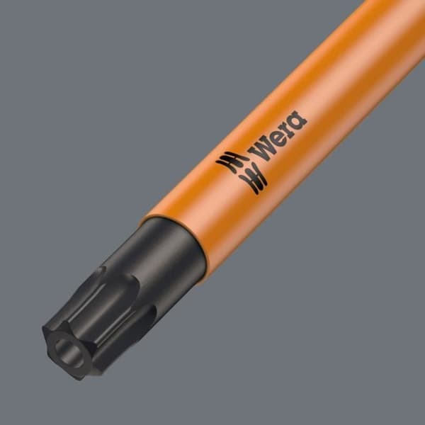 Torx hannycklar - WERA - Flerfärgad - Set med 9 delar - Mantlad kropp - Integrerad magnetiserare