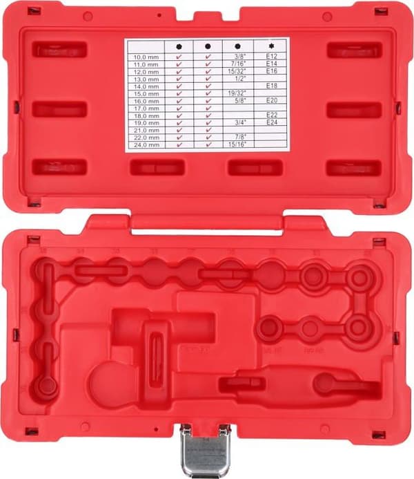 Ks tools - 916.4050-99 - Tom plastlåda för TRIPLE+ hylsnyckel 17 delar 3/8" + 1/2" [ASIN B001ECR8CG]