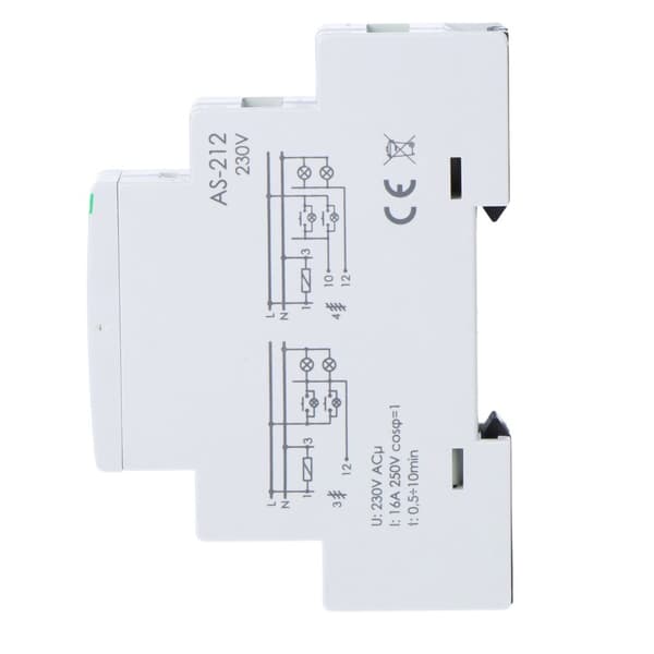 Trappeafbryder AS-212 Un=230V, I=16A, 1 modul