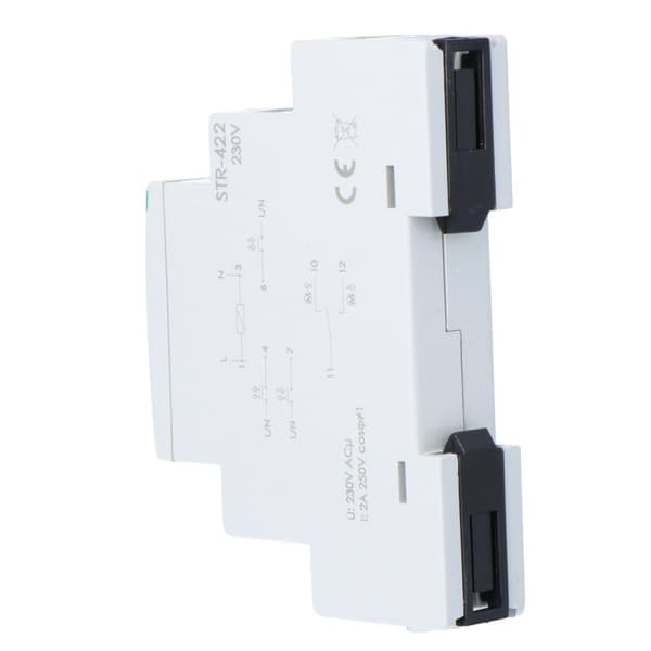 STR-422 rullejalousi-controller med én knap, Un=230V AC, 8A, 1 modul
