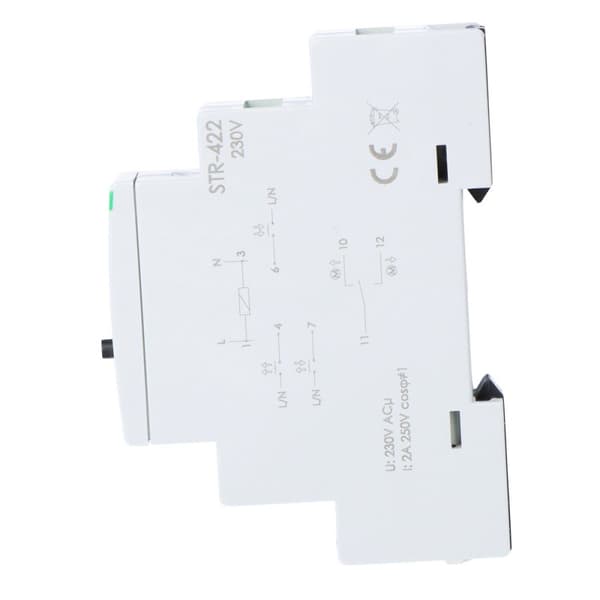 STR-422 rullejalousi-controller med én knap, Un=230V AC, 8A, 1 modul
