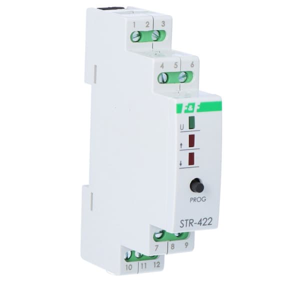 STR-422 rullejalousi-controller med én knap, Un=230V AC, 8A, 1 modul