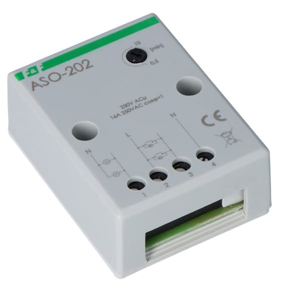 Trappeafbryder ASO-202 Un=230V~ Io<16A med antiblokering, panelmontering