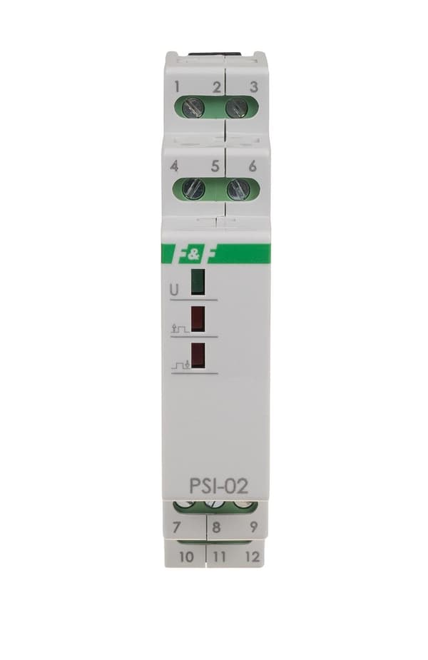 Signalomformer PSI-02, 230V, 2x8A, 1 modul