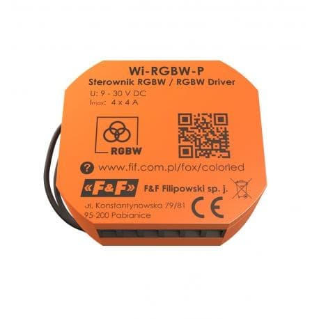 Farvebelysningscontroller (RGBW) LED 12/24V Wi-Fi Farve-LED FOX