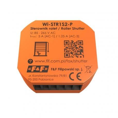 Wi-Fi SHUTTER FOX rullejalousiestyring med 230V motor