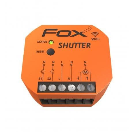 Wi-Fi SHUTTER FOX rullejalousiestyring med 230V motor