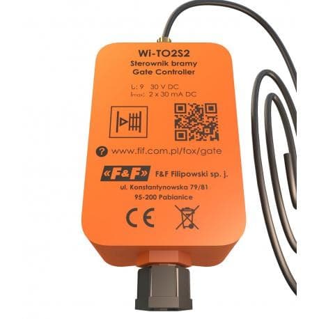 GATE-G FOX 2-kanals Wi-Fi-controller - til porte, grå farve