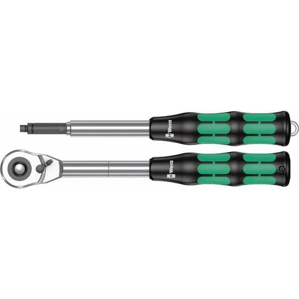 Cliquet - WERA - Zyklop Hybrid - 1/2 tum - Stål - Förlängning 05003781001