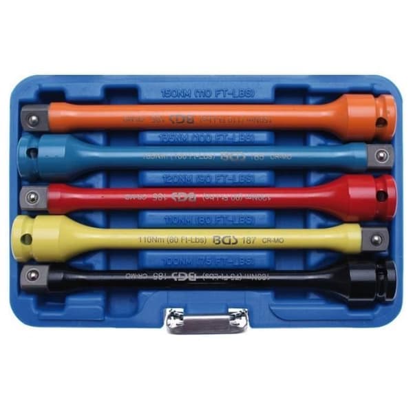 5-delad Twist Extension Set